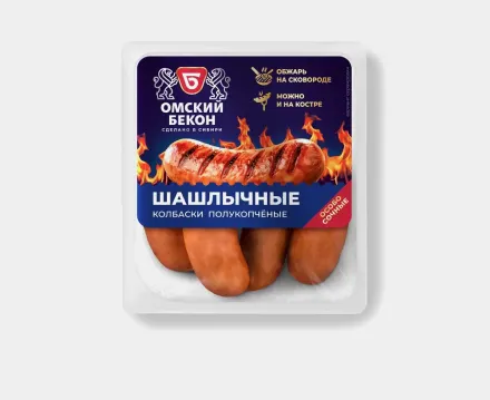 Колбаски полукопчёные «Шашлычные», 400 г