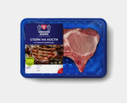 Стейк из свинины на кости, 500 г